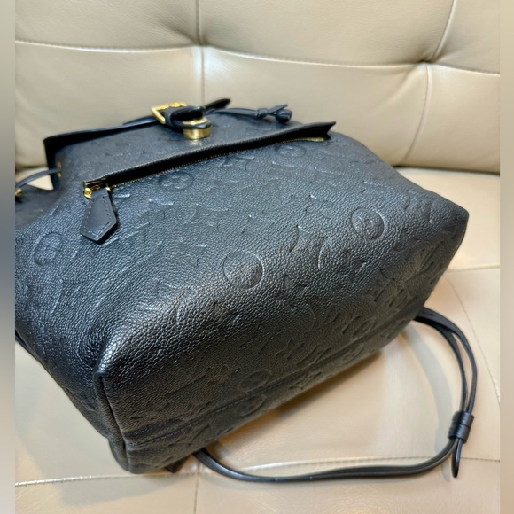 Louis Vuitton empreinte leather Montsouris backpack black - Picture 6 of 10